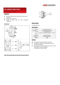 DS 1602ZJ BOX POLE pdf 212x300 - DS-1602ZJ-BOX-POLE