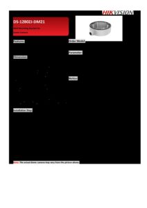 Hikvision DS 1280ZJ DM21 pdf 212x300 - Hikvision DS-1280ZJ-DM21