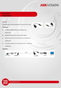 Datasheetof Video Balun DS 1H18S pdf 208x300 - Datasheetof Video Balun DS-1H18S