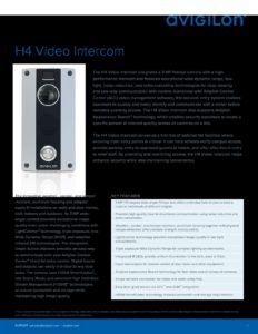 avigilon h4 intercom preliminary datasheet en rev1 pdf 232x300 - avigilon-h4-intercom-preliminary-datasheet-en-rev1