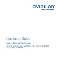 avigilon hd nvr4 std install guide en rev1 pdf 232x300 - avigilon-hd-nvr4-std-install-guide-en-rev1