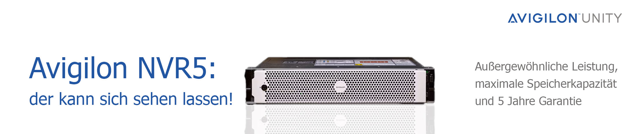 slider nvr5 neueh - Avigilon NVR5