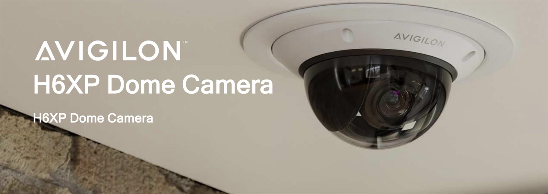 h6x dome schmuck banner - Avigilon H6XP